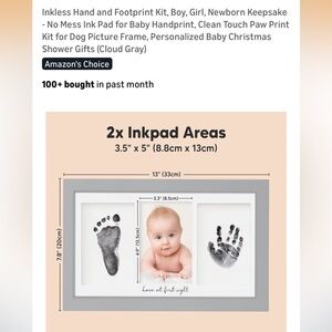 Inkless Hand & Footprint kit